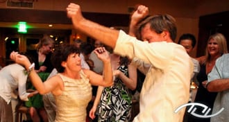 Amy's Mother, Karen, is having fun dancing with the Best Man, Nate, at Arroyo Trabuco Golf Club in Mission Viejo, CA. (Photo Credit: Rani Lu Photography)